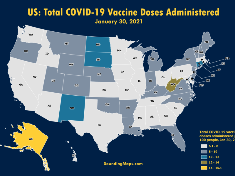 US Map Covid-19 Vaccine