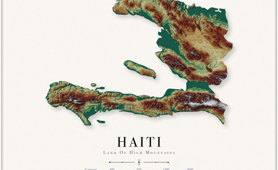 Haiti Elevation Map